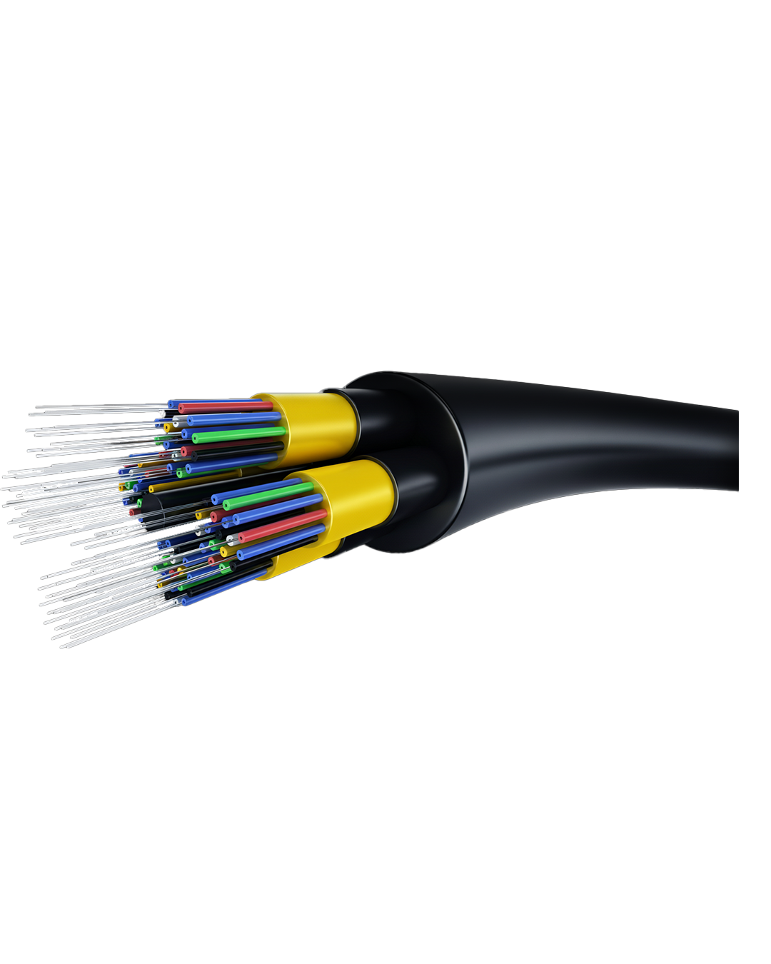 High-capacity fiber cable